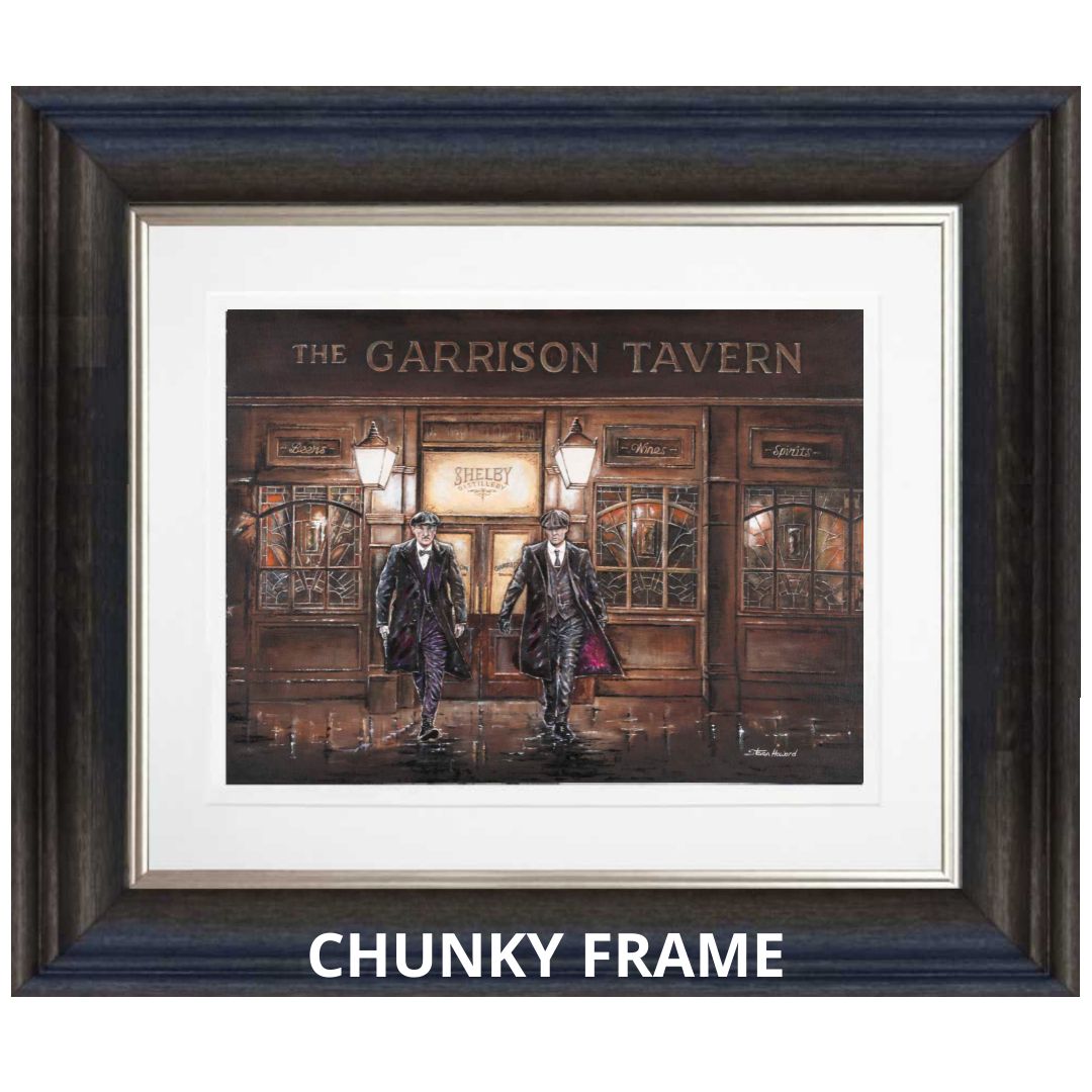 Peaky Blinders No F*cking Fighting Giclée Framed