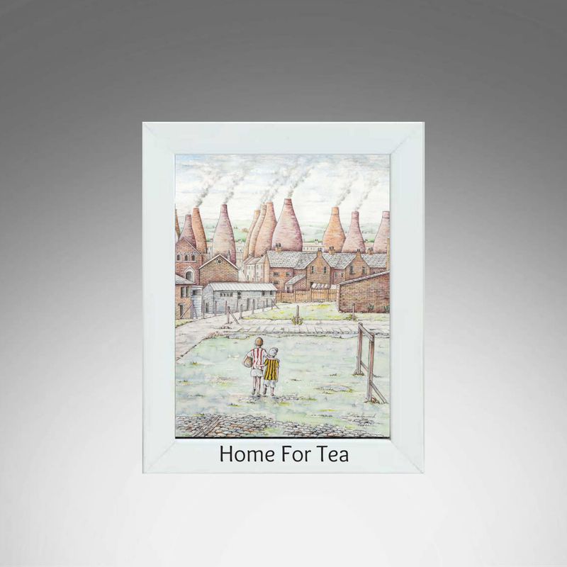 Home For Tea White Frame.