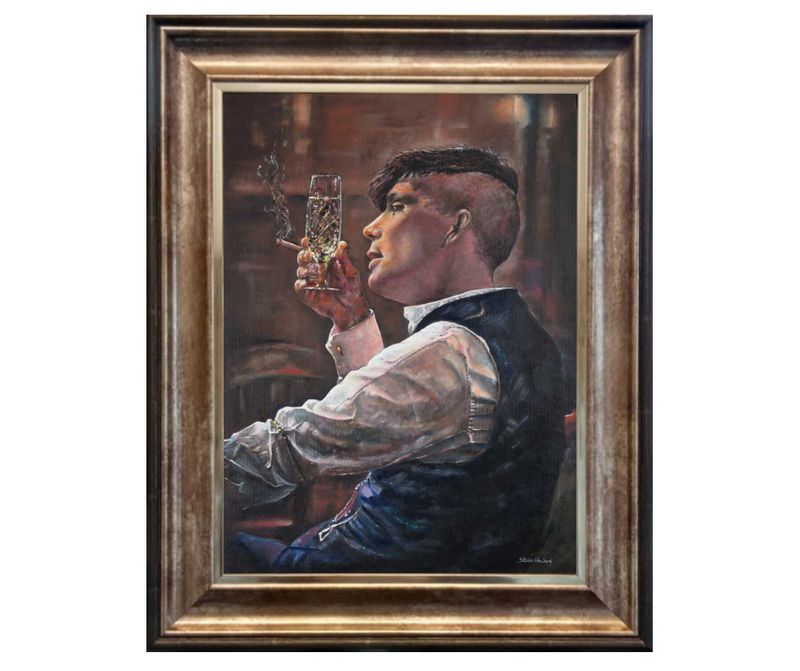 I'm not god. Not yet! Canvas Print Antique Bronze Frame