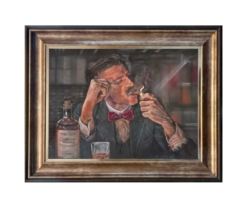 I'm good man, but... Canvas Print Antique Bronze Frame