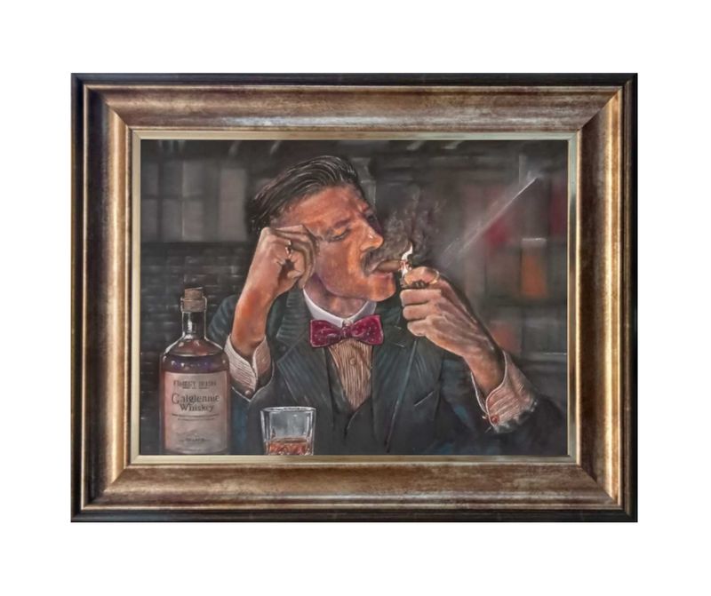 I'm good man, but... Canvas Print Antique Bronze Frame