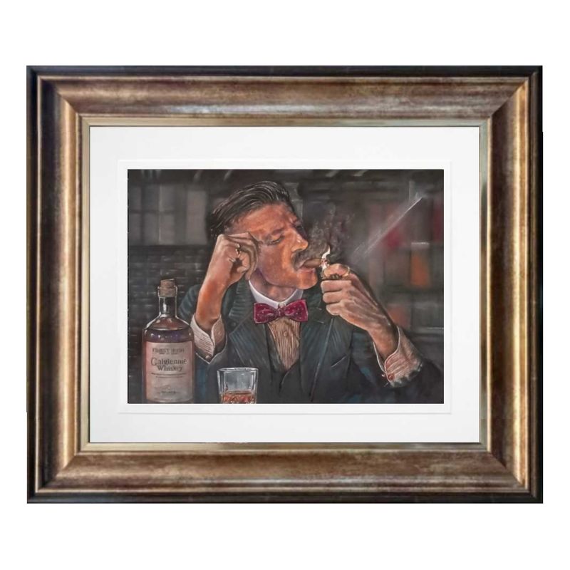 I'm a good man, but.. Giclée Limited Edition Antique Bronze Frame