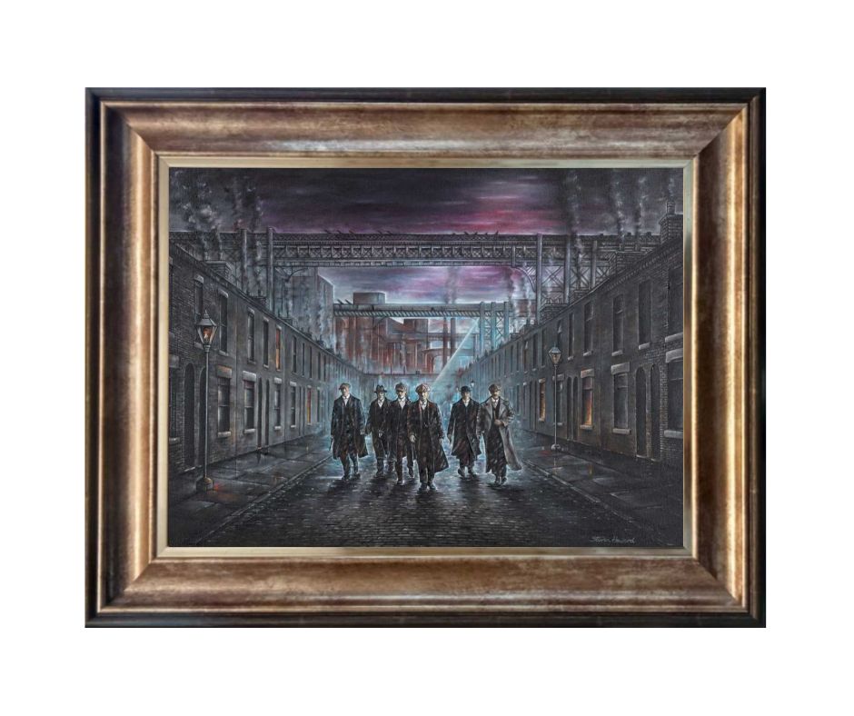 Who's gonna stop us? Canvas Print Antique Bronze Frame