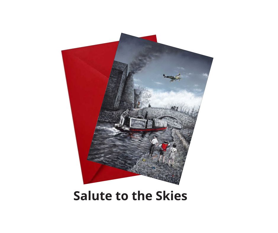Salute to the Skies Greetings Card