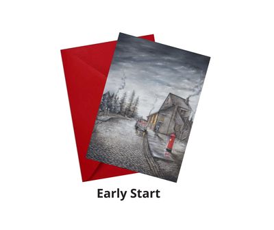 Early Start Greetings Card