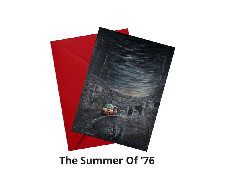 The Summer of '76 Greetings Card