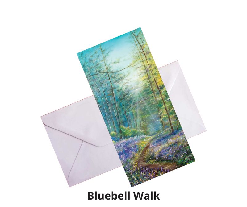 Bluebell Walk Greetings Card