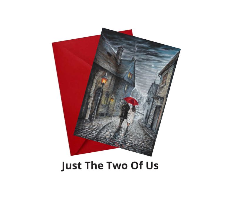 Just The Two Of Us Greetings Card