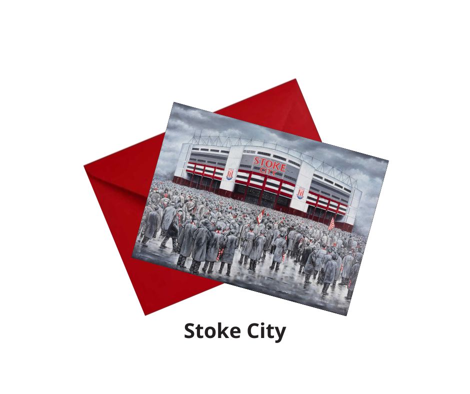 Stoke City Greetings Card