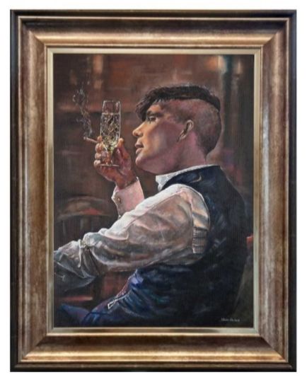 I'm not god. Not yet! Canvas Supersize Print Antique Bronze Frame