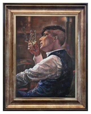 I'm not god. Not yet! Canvas Supersize Print Antique Bronze Frame