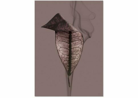 Affiche Hipster leaf A3