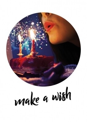 Carte TIME FLIES MAKE A WISH