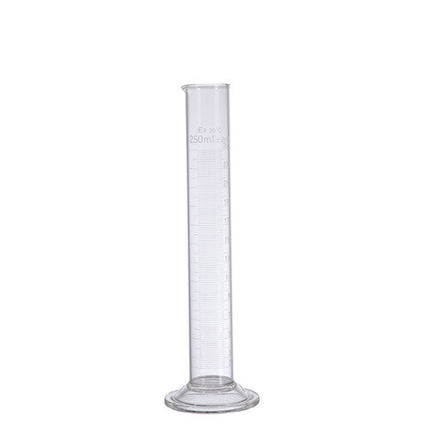 Vase eprouvette chimie graduée  250ml