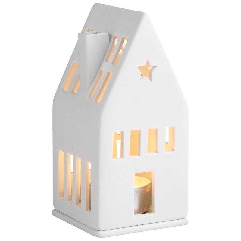 Maison  Photophore en Porcelaine  &quot;Dreamhouse&quot;