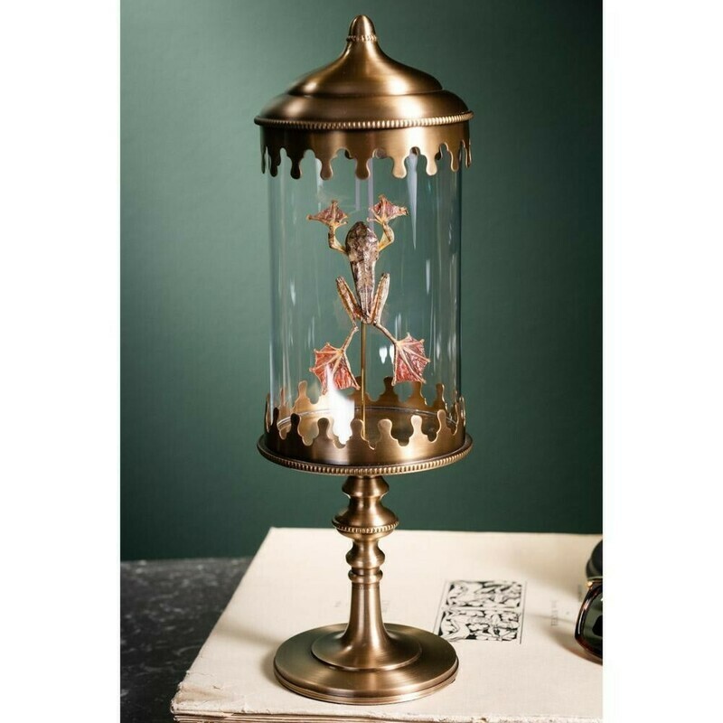 Cloche Globe version reliquaire Grenouille Volante (No shipment)