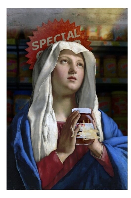 Affiche THE CRAVING VIERGE  MARIE artiste Jose Luis Guerrero