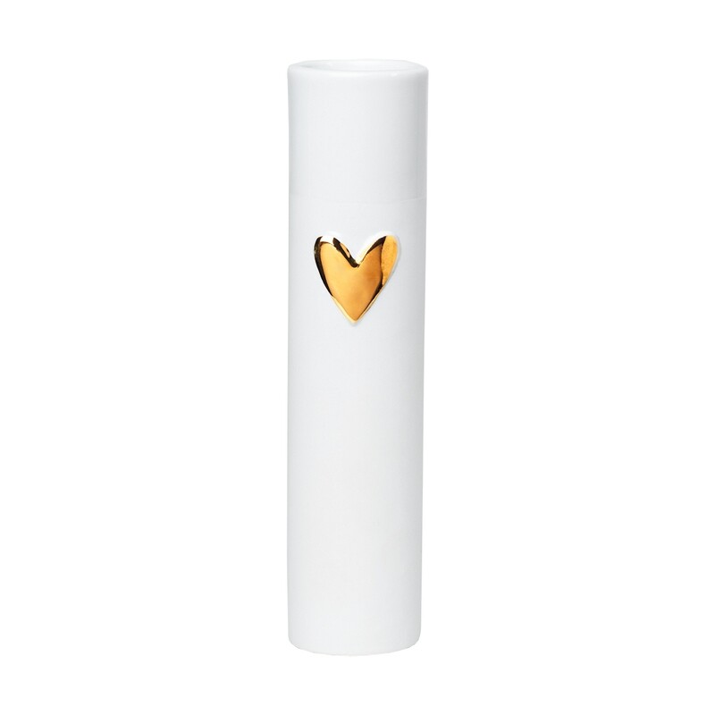Vase Coeur Love col Or