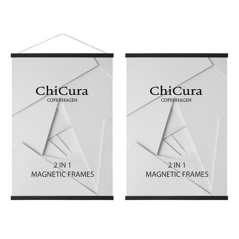 Cadre Magnetique 2 en 1 Black A3