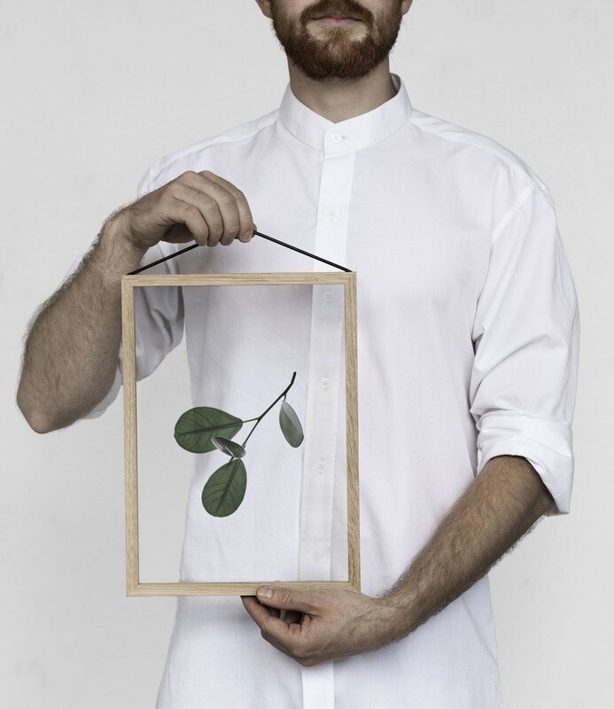 Affiche Floating Leaves 05 Transparent A4