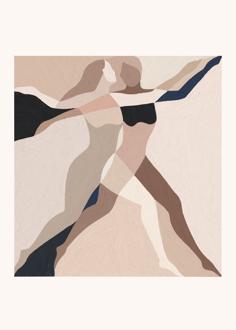 Affiche Two Dancers  by Kit Agar