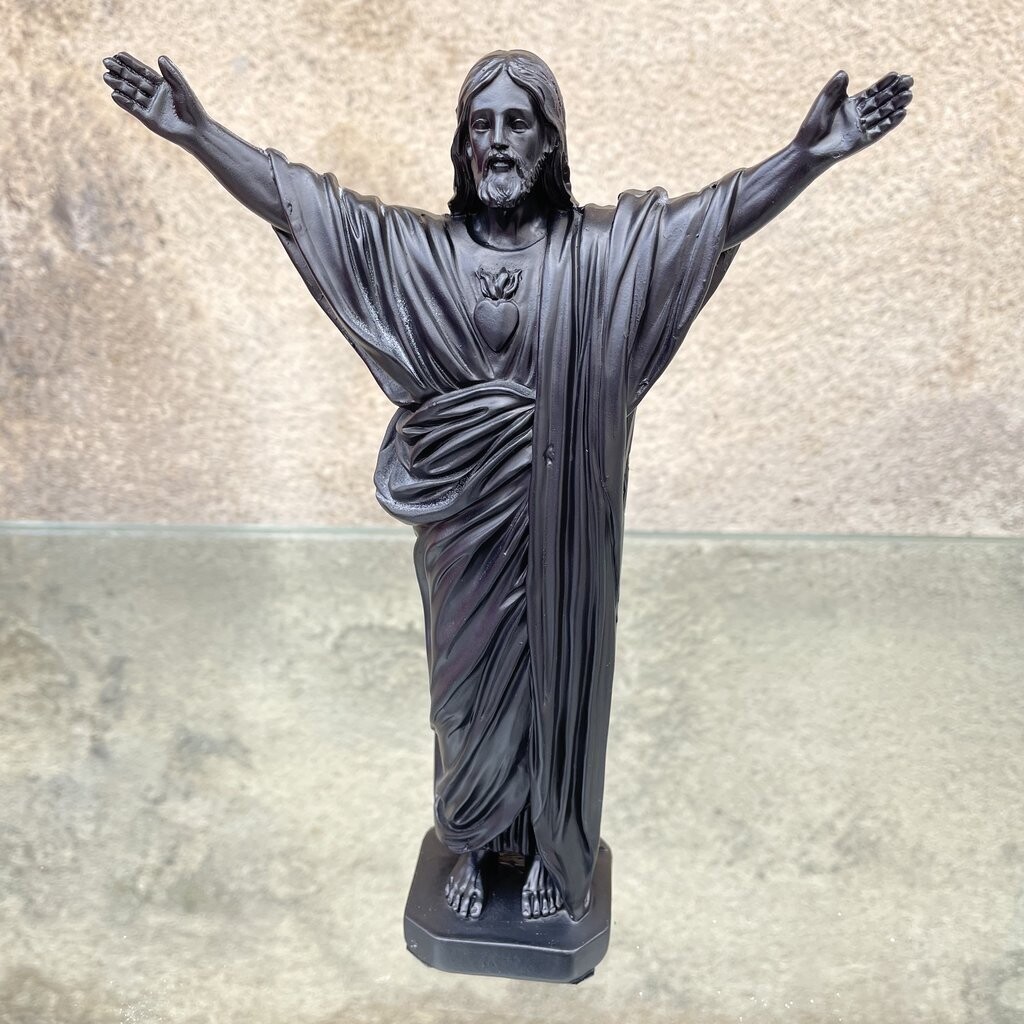 Statue JESUS LOVES YOU col Noir J'ai vu la Vierge