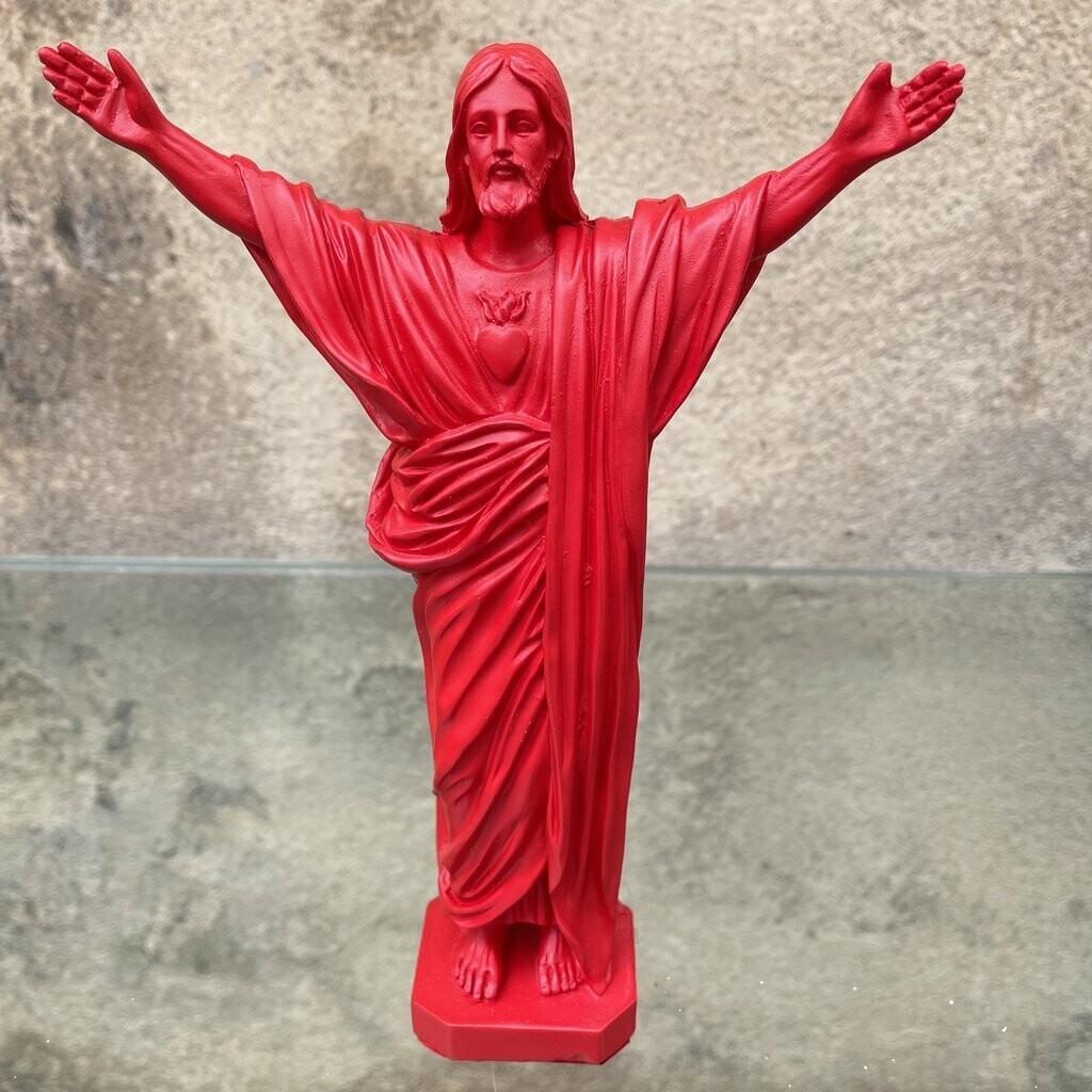 Statue JESUS LOVES YOU col tagada J ai Vu la Vierge