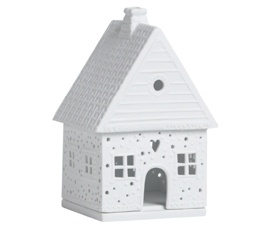Maison Photophore En Porcelaine GINGERBREAD HOUSE