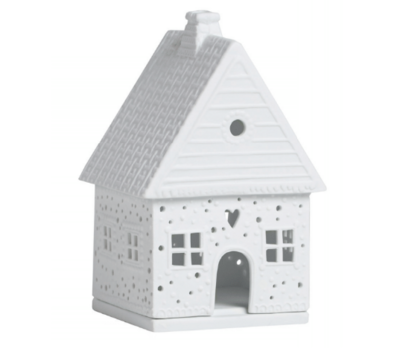 Maison Photophore En Porcelaine GINGERBREAD HOUSE