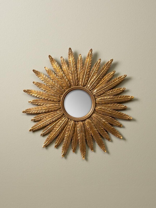 Miroir Soleil Rayons Plumes