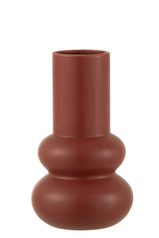 Vase DEEP RED CIRCLE
