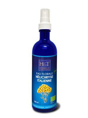 Eau Florale Hydrolat HELICHRYSE BIO Herbes et Traditions