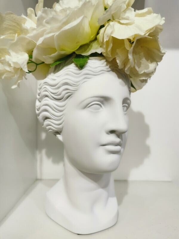 Venus Vase Col White