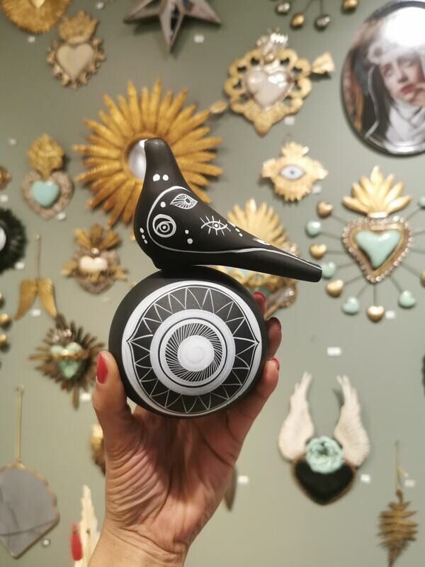 Colombe EYE Tatouée Noir