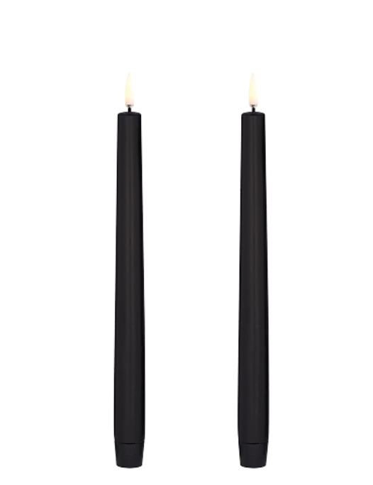 Pack 2 chandelles Led Noir UYUNI telecommandables