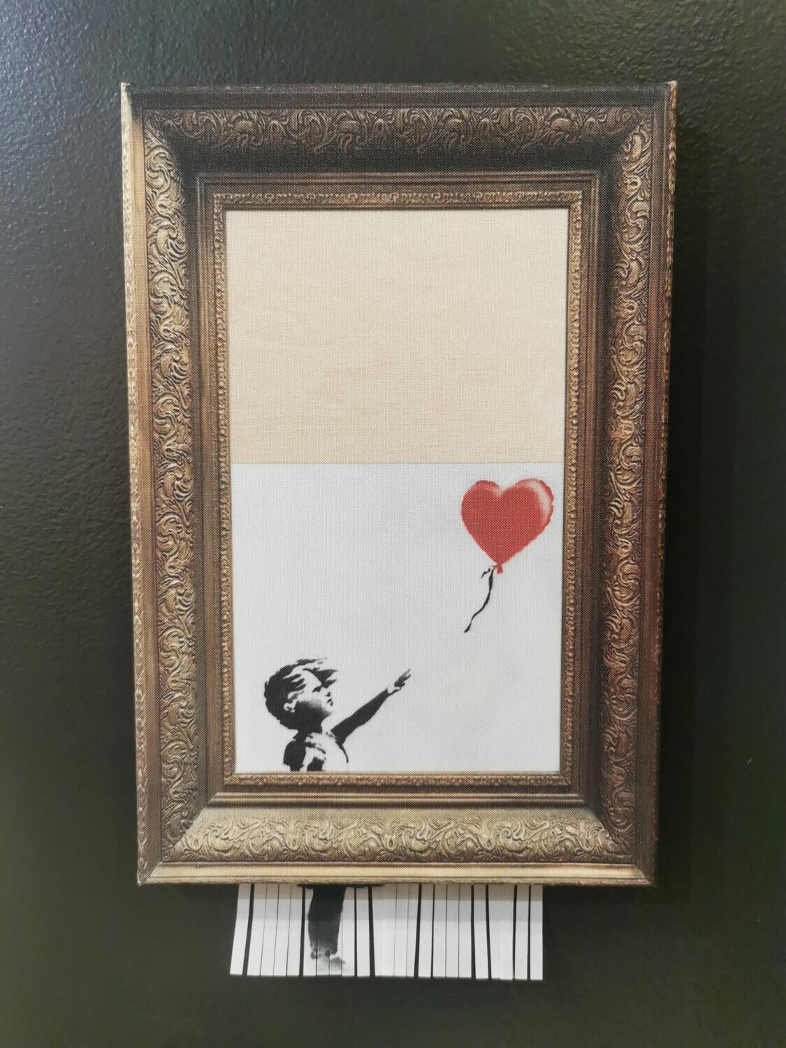 Canvas Print Frame LOVE BALLON GIRL