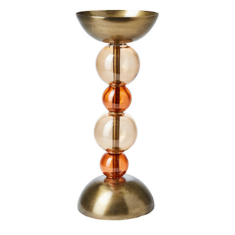 Bougeoir Antique Bulles de Verre