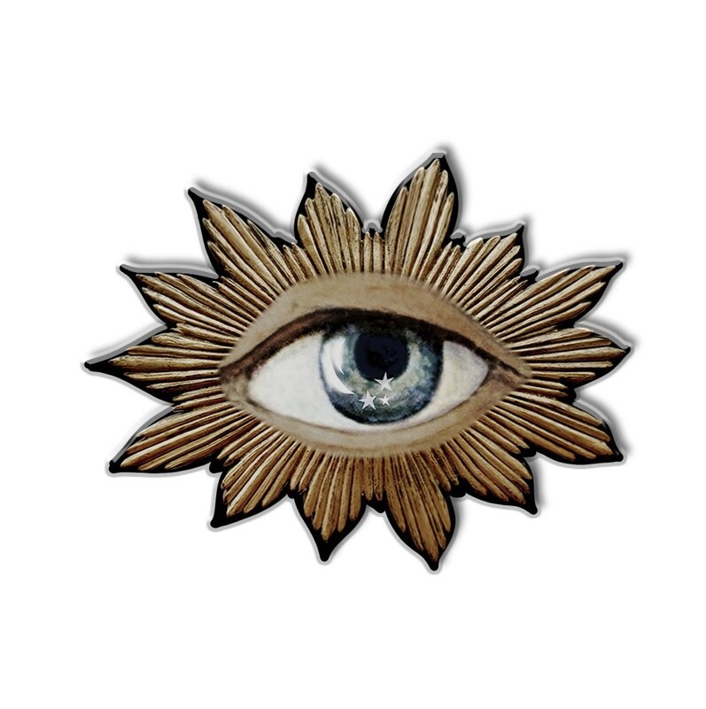 Pin&#39;s Oeil Sacré   Voglio bene