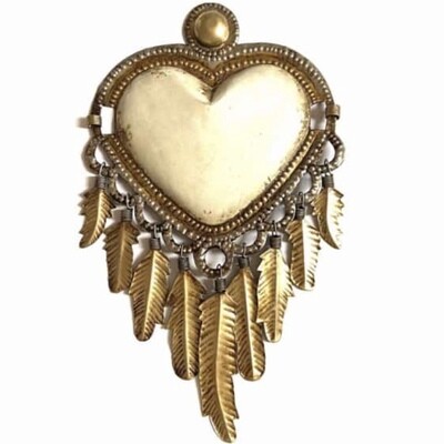 Ex Voto Coeur sacre POZUELOS Blanc