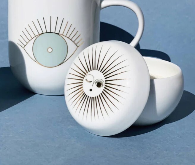 Boite en Porcelaine SUNSHINE