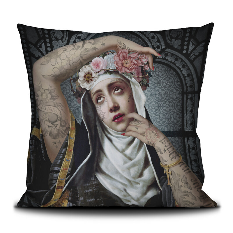 Coussin Sainte Rita  Voglio Bene