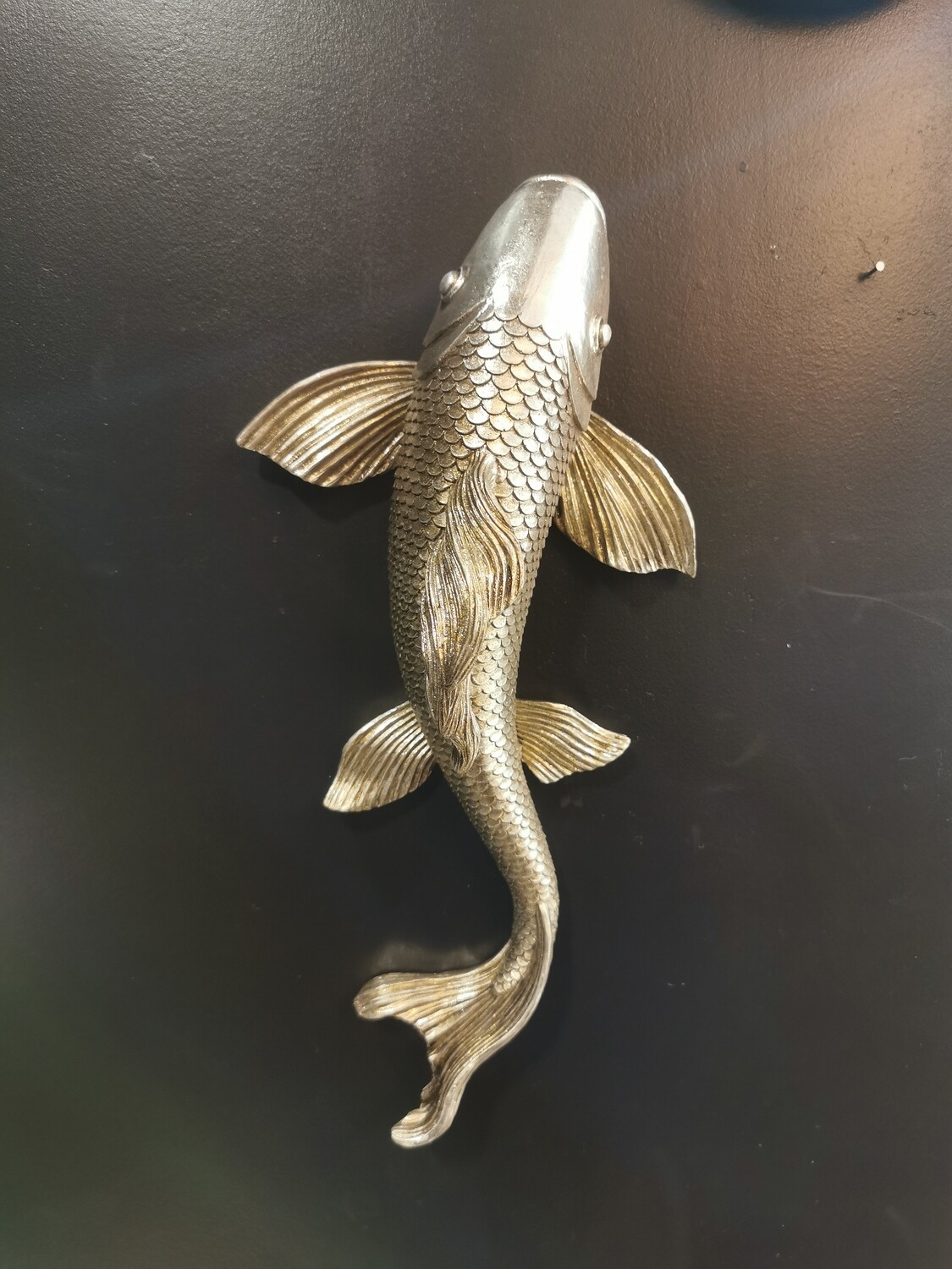 Carpe Koi Deco Murale Large Argent