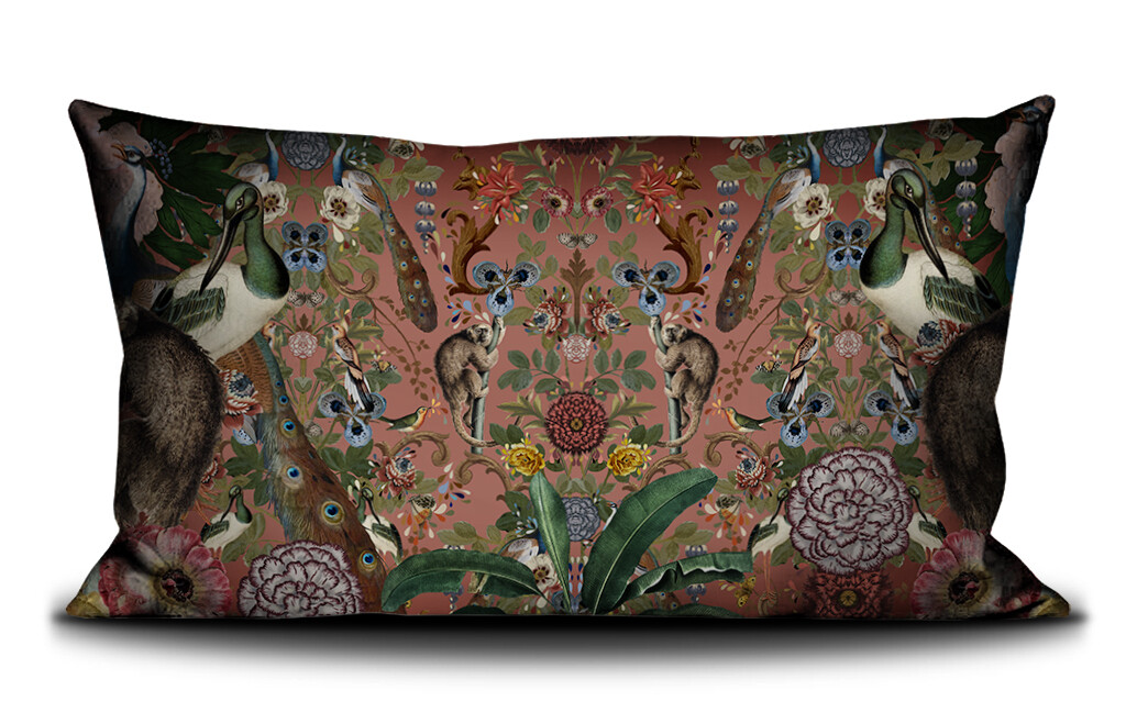 Coussin Tete de Lit XXL 70x140 cm Jungle Voglio Bene