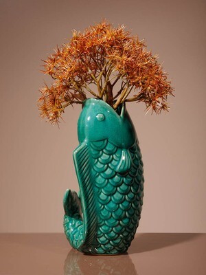 Vase Poisson col Vert