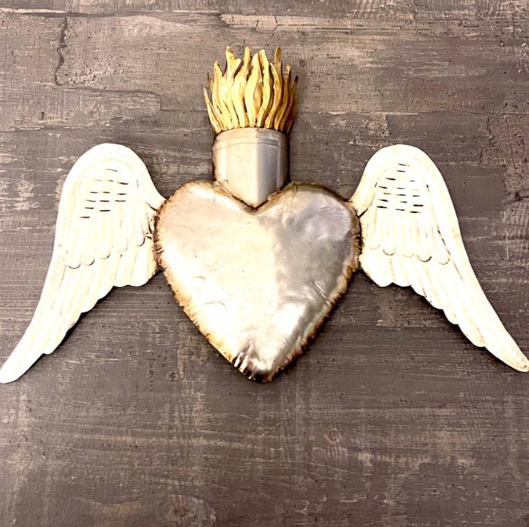Ex Voto Coeur Sacre Angel Ardiente col Argent