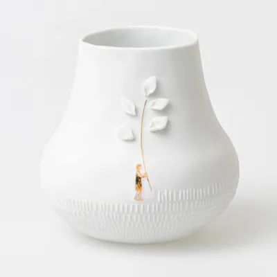Vase Prairie en Porcelaine Mate