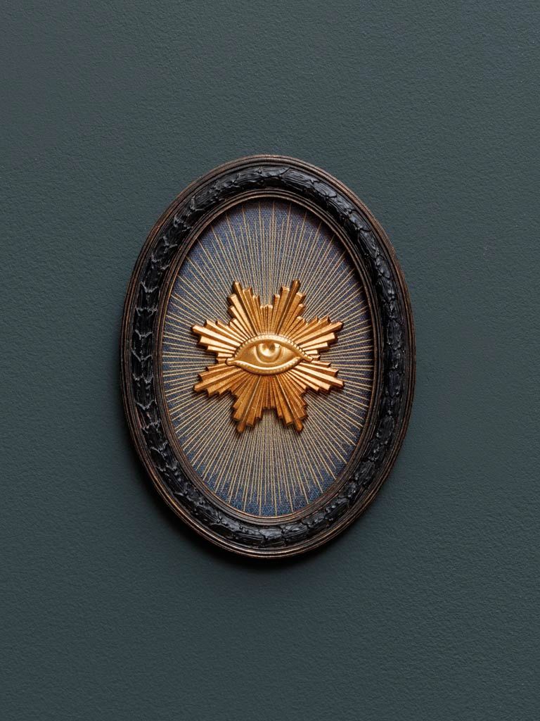 Cadre Ex Voto Oeil Rayonnant
