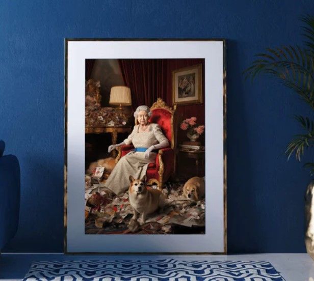 Affiche CORGI QUEEN