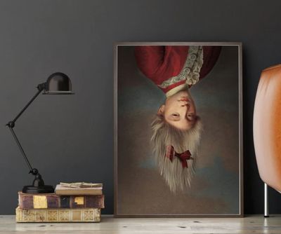 Affiche PERDRE LA TETE Rouge