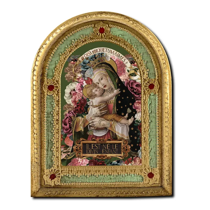 Tablette Religieuse Divin Enfant  VOGLIO BENE